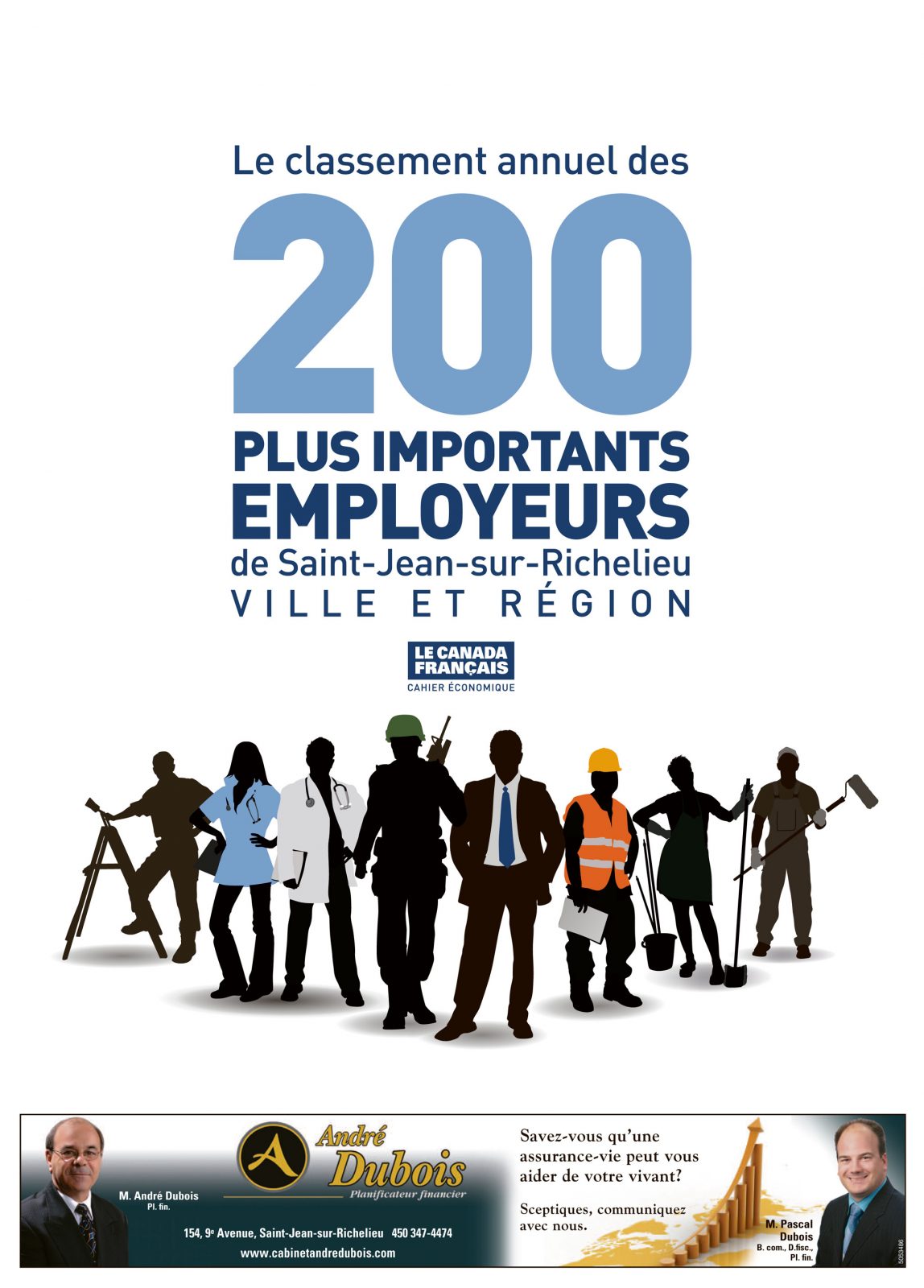 Le classement des employeurs dans Le Canada Français du 21 mai