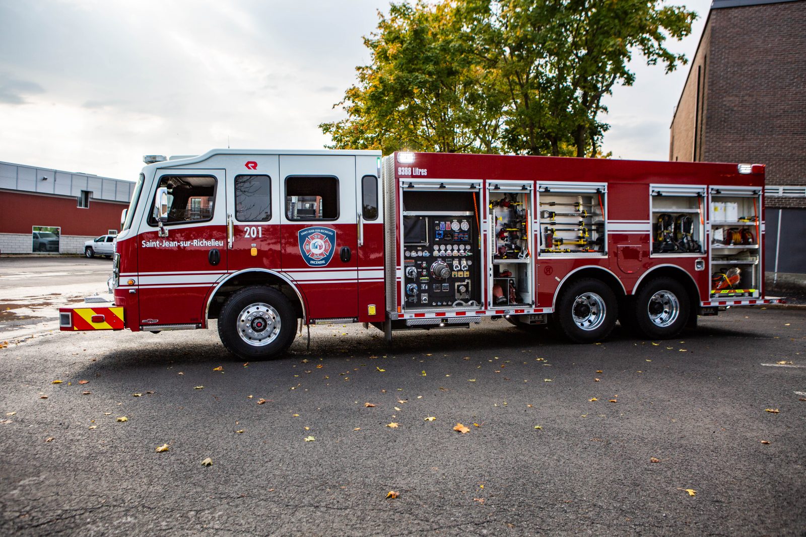 Un nouveau camion de pompier qui en remplace deux