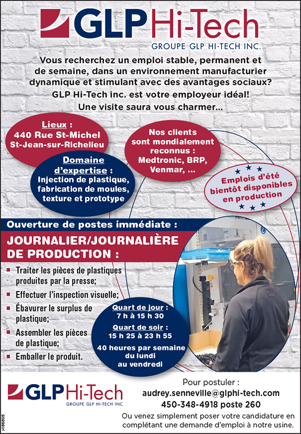 Logo de Journalier/Journalière de Production