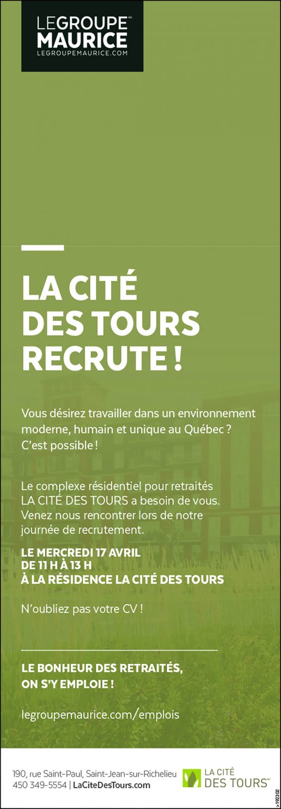 Logo de LA CITÉ DES TOURS RECRUTE !