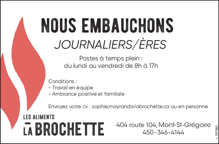 Logo de JOURNALIERS/ÈRES