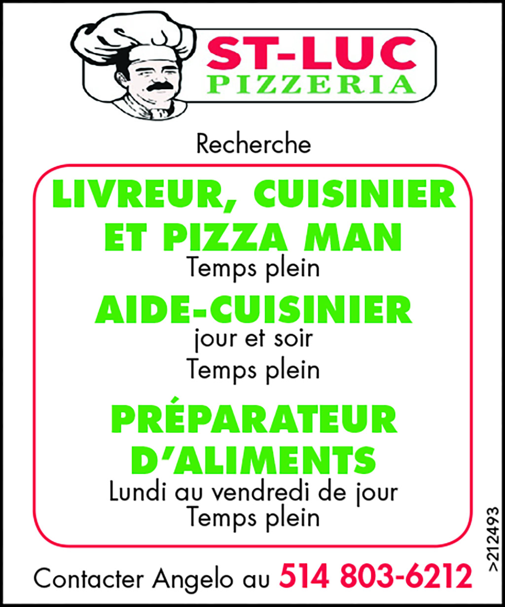 Logo de LIVREUR, CUISINIER ET PIZZA MAN / AIDE-CUISINIER / PRÉPARATEUR D’ALIMENTS