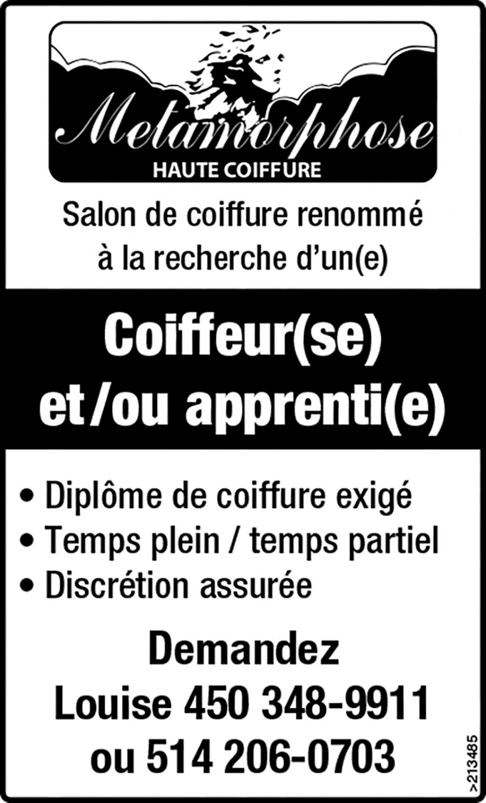 Logo de Coiffeur(se) et /ou apprenti(e)