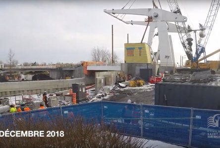 Une impressionnante vidéo de la construction du pont Gouin