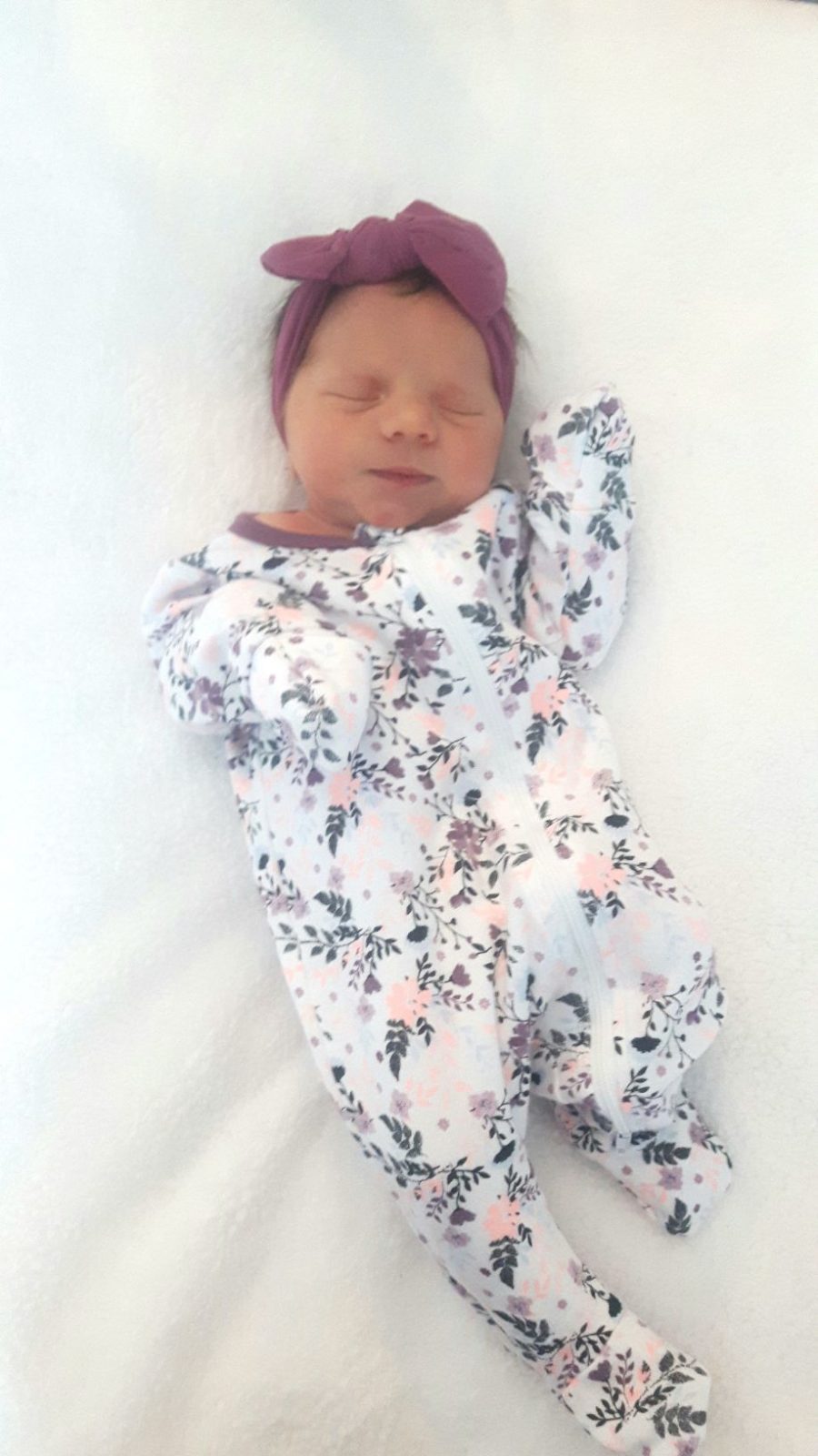 Livia McArdle, premier bébé de l’année