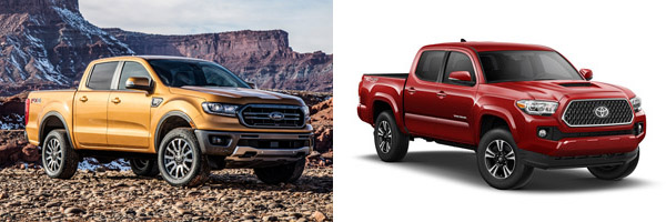 Ford Ranger vs Toyota Tacoma – Le vétéran ou la recrue
