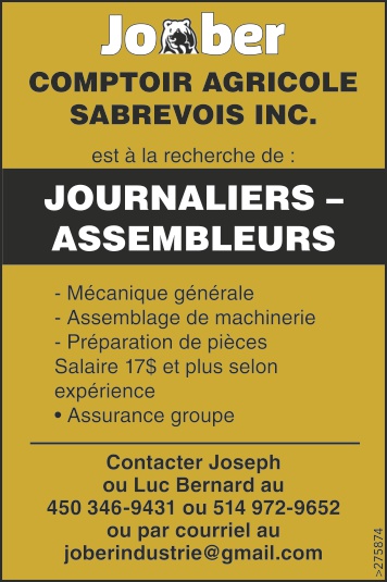 Logo de JOURNALIERS – ASSEMBLEURS