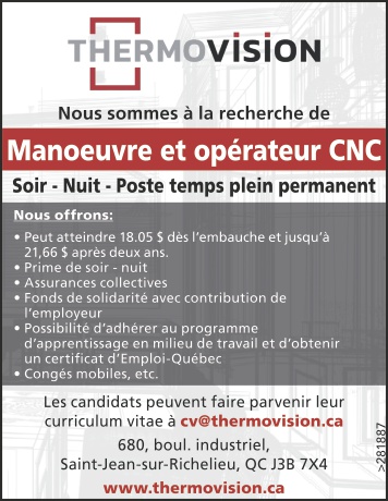 Logo de Manoeuvre et opérateur CNC