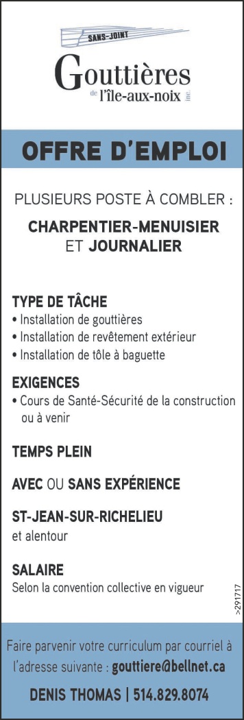 Logo de Charpentier-menuisier / Journalier