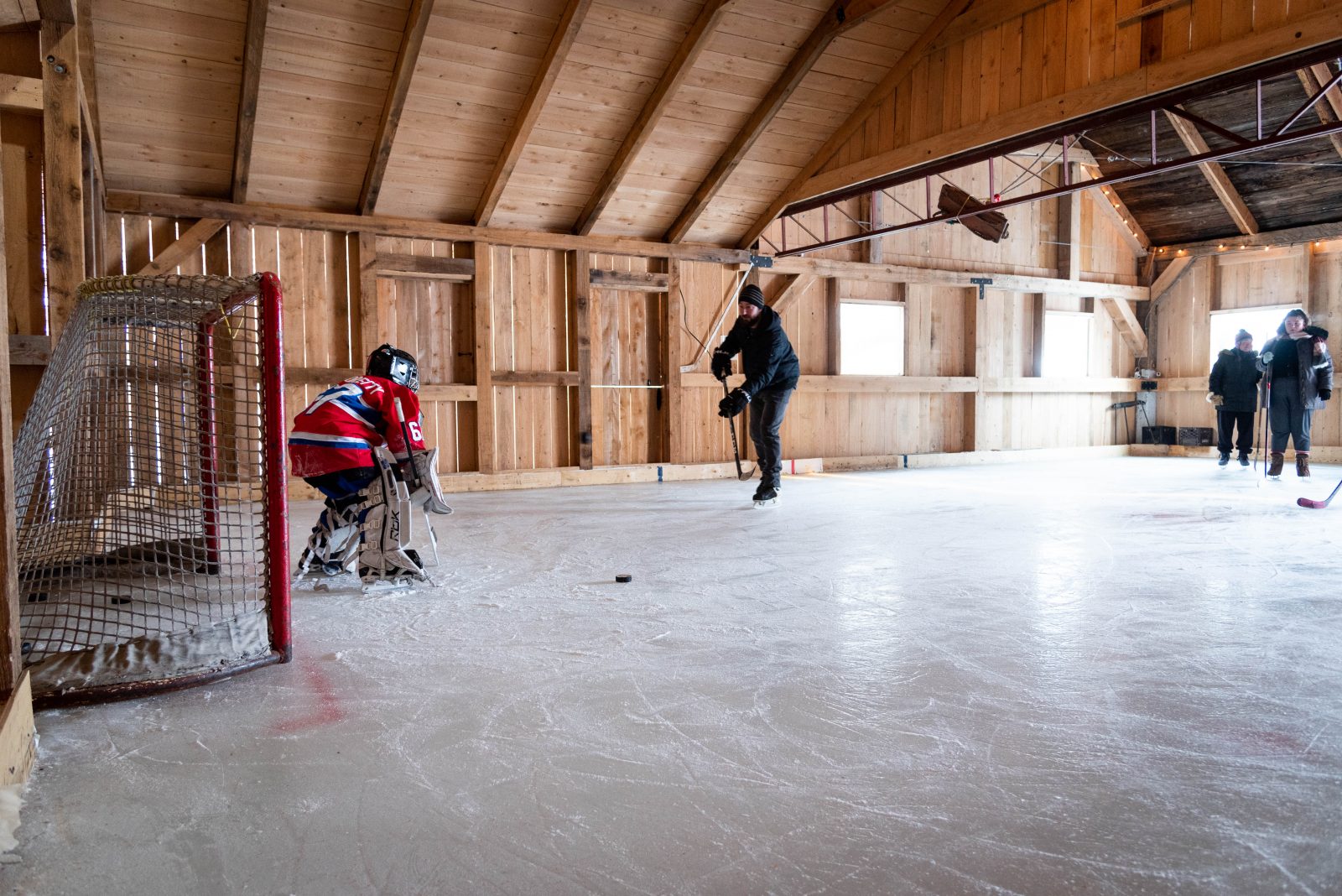 Sa patinoire attire l’attention de la Ligue nationale de hockey