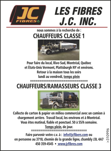Logo de CHAUFFEURS CLASSE 1 / CHAUFFEURS/RAMASSEURS CLASSE 3