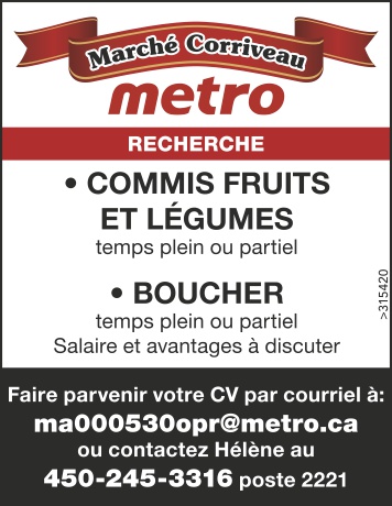 Logo de COMMIS FRUITS ET LÉGUMES / BOUCHER