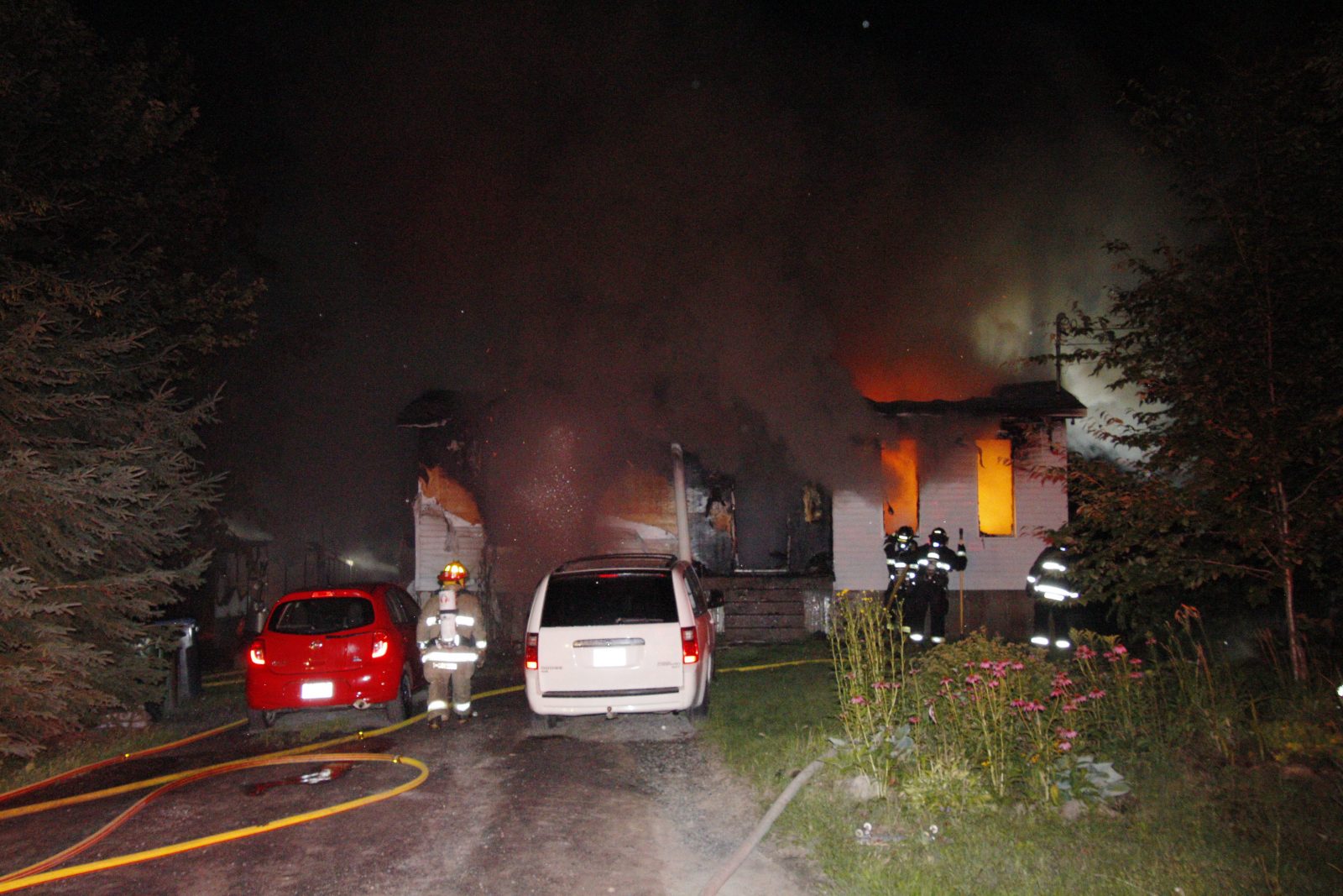 Incendie suspect à Mont-Saint-Grégoire
