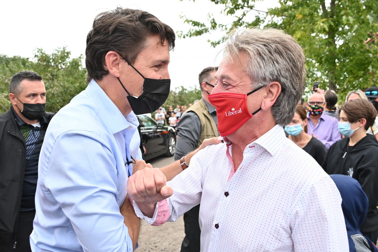 Visite de Justin Trudeau à Mont-Saint-Grégoire
