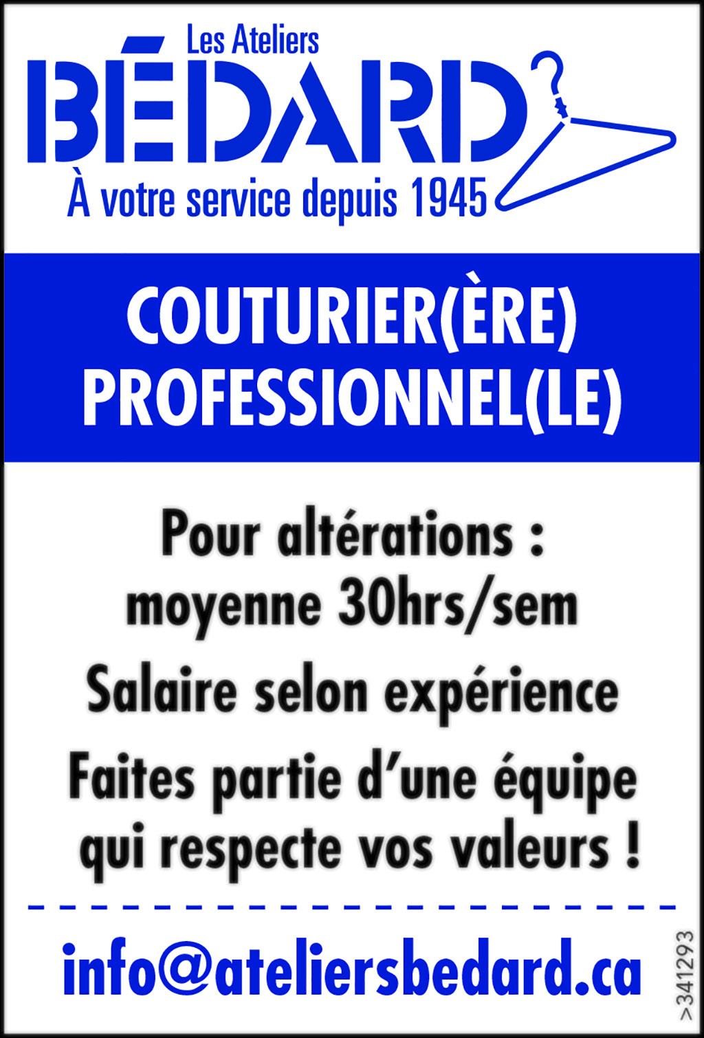 Logo de COUTURIER(ÈRE) PROFESSIONNEL(LE)
