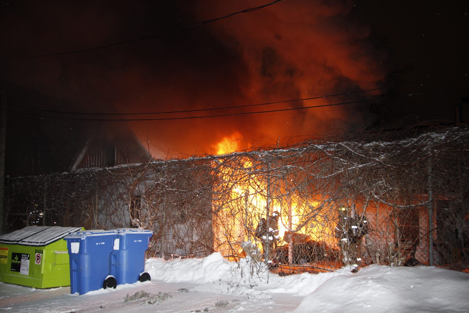 Incendie d’une maison sur la rue Saint-Pierre