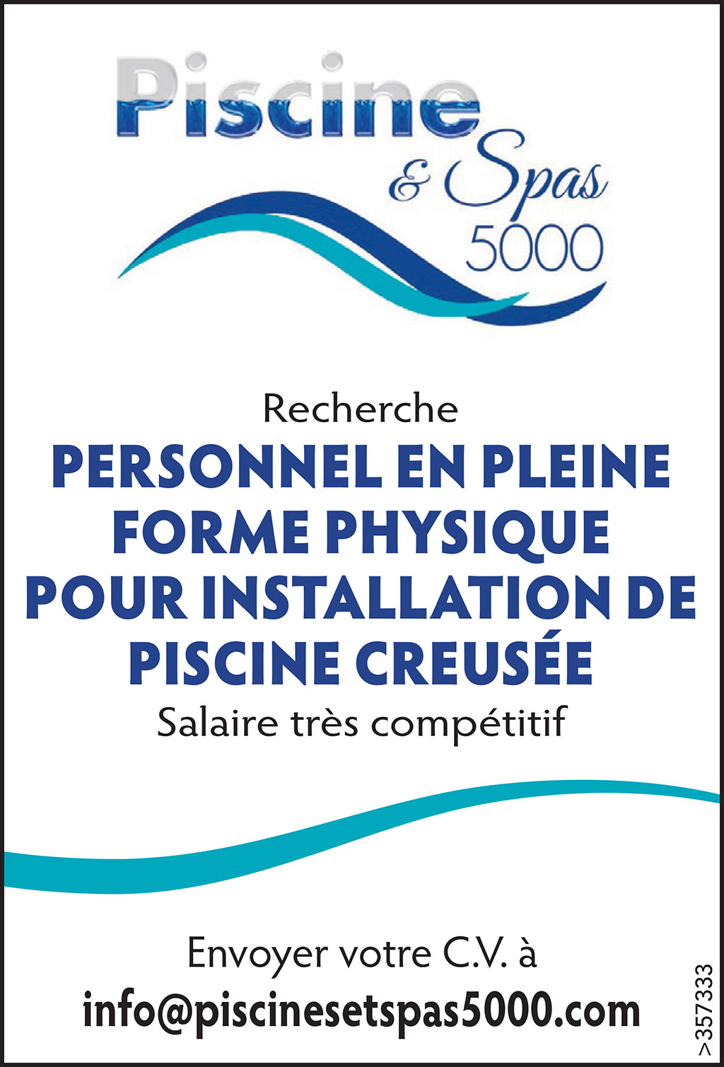 Logo de PERSONNEL EN PLEINE FORME PHYSIQUE POUR INSTALLATION DE PISCINE CREUSÉE