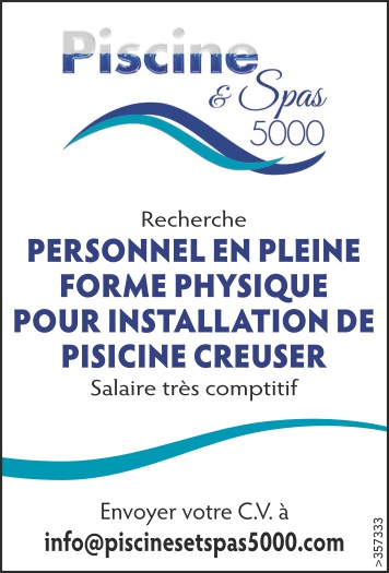 Logo de PERSONNEL EN PLEINE FORME PHYSIQUE POUR INSTALLATION DE PISICINE CREUSER