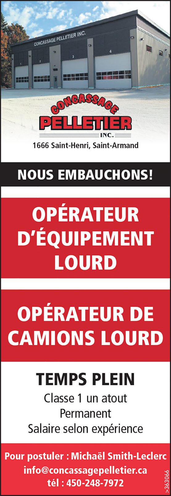 Logo de OPÉRATEUR D’ÉQUIPEMENT LOURD • OPÉRATEUR DE CAMIONS LOURD