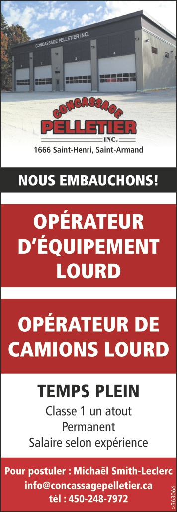 Logo de OPÉRATEUR D’ÉQUIPEMENT LOURD et OPÉRATEUR DE CAMIONS LOURD