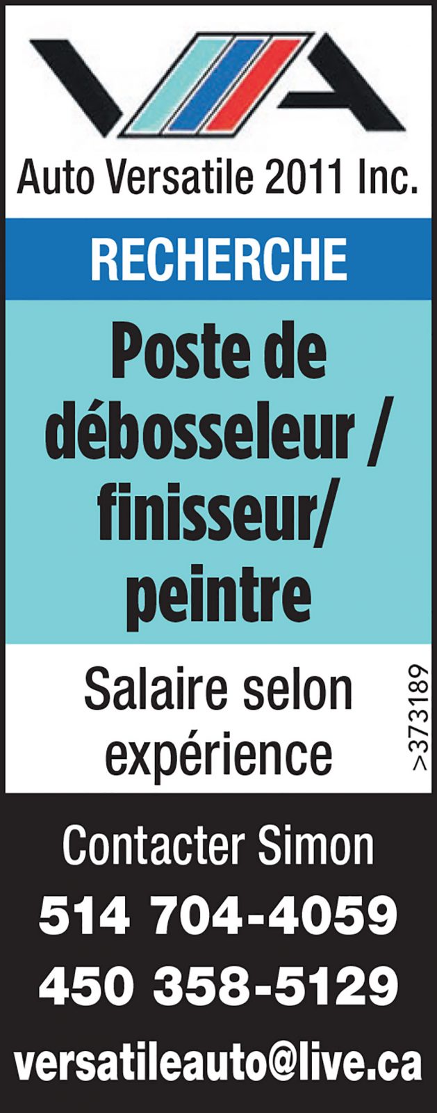 Logo de Poste de débosseleur / finisseur/ peintre