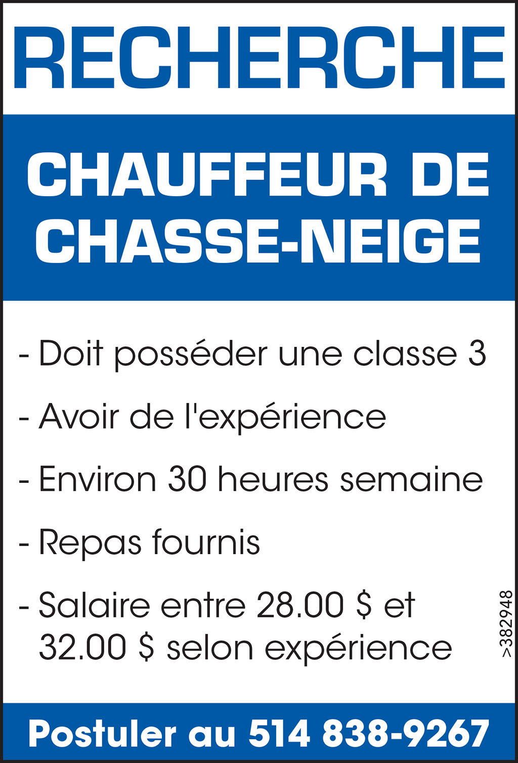 Logo de CHAUFFEUR DE CHASSE-NEIGE