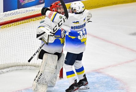 L’équipe ukrainienne remporte son deuxième match et poursuit son aventure à Québec
