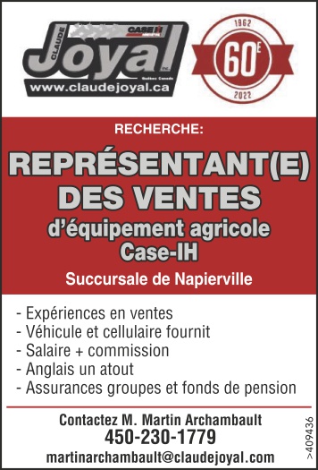Logo de REPRÉSENTANT(E) DES VENTES d’équipement agricole Case-IH