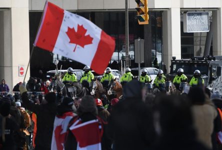 Le «convoi» était encore actif lors du recours à la loi d’exception, plaide Ottawa