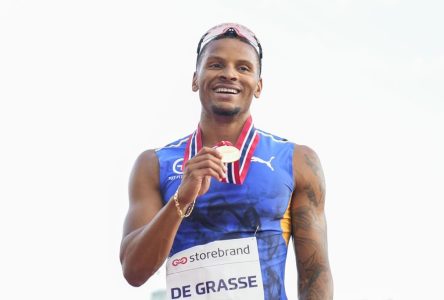 Andre De Grasse décroche la médaille de bronze au 100 m à Ostrava