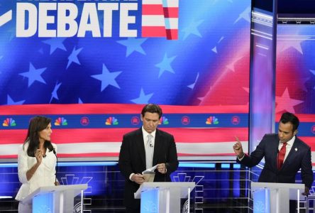 En l’absence de Trump, DeSantis et Haley se livrent un duel au 3e débat républicain