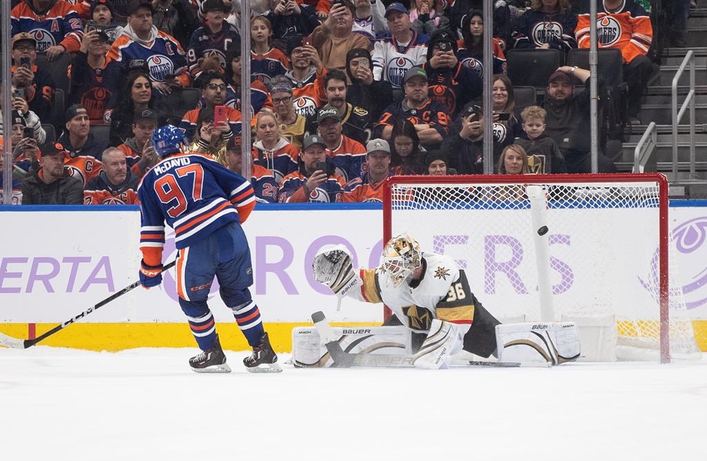 Les Oilers remportent un 3e match de suite en défaisant les Golden Knghts 5-4