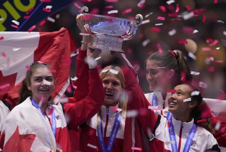 Tennis: La Coupe Billie-Jean-King a donné du lustre à une année ardue pour le Canada