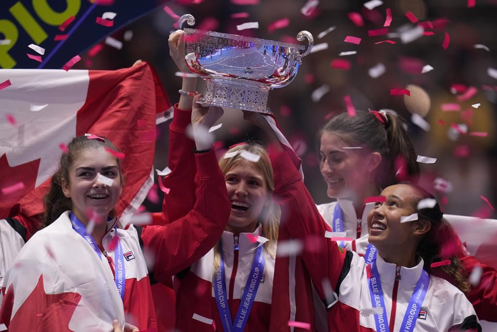 Tennis: La Coupe Billie-Jean-King a donné du lustre à une année ardue pour le Canada