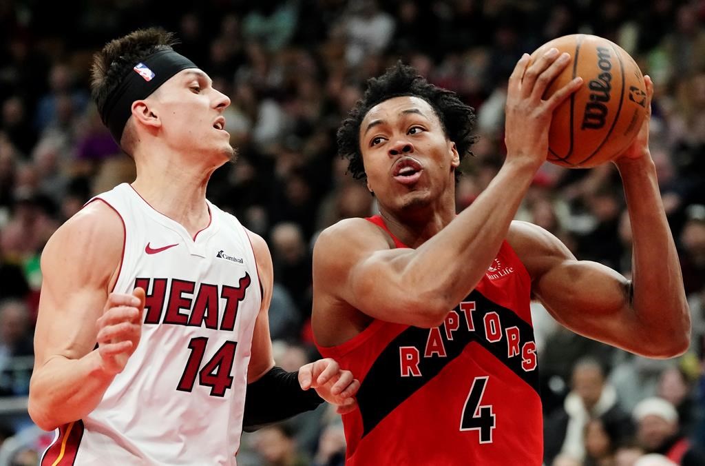 Trent obtient 28 points dans une victoire des Raptors contre le Heat, 121-97