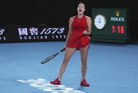 Tennis féminin: Aryna Sabalenka de nouveau championne à Melbourne