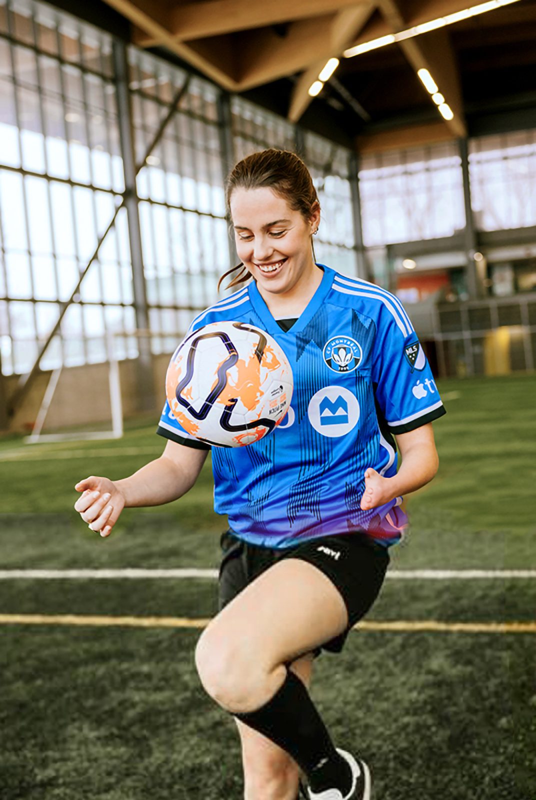 Aurélie Rivard joue au soccer