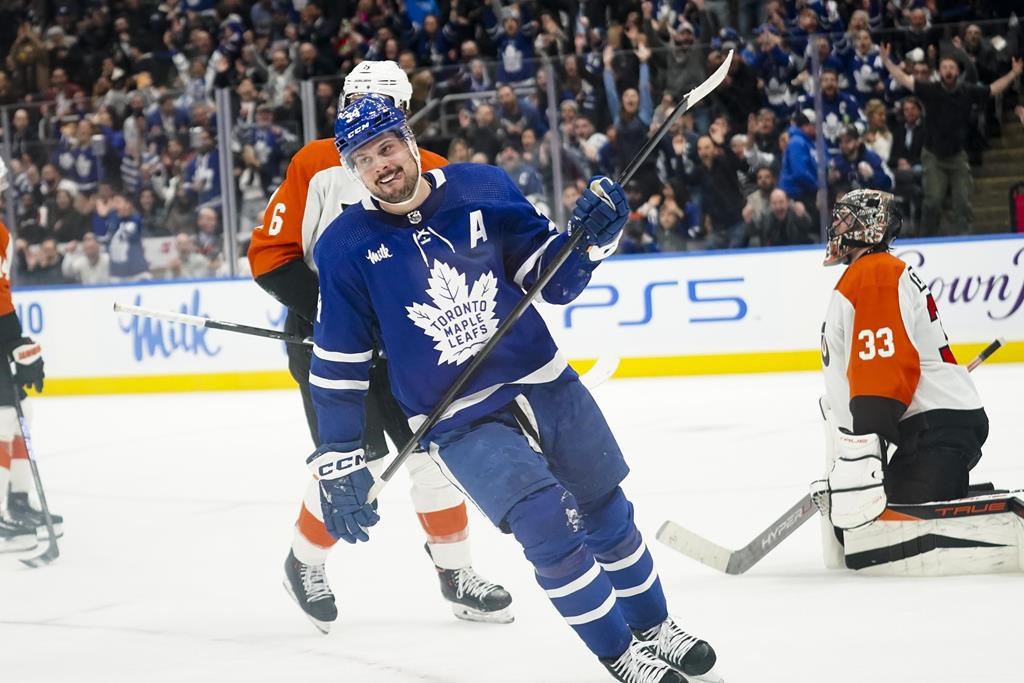 Nylander et Matthews s’occupent des Flyers, vaincus 4-3 par les Maple Leafs