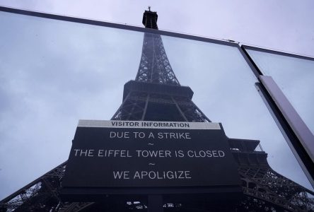 La tour Eiffel fermée aux visiteurs en raison d’une grève