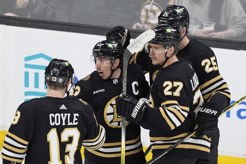Un 40e but pour Pastrnak dans la victoire de 5-1 des Bruins contre les Penguins