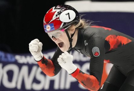 La Québécoise Kim Boutin est sacrée championne du monde au 500 mètres