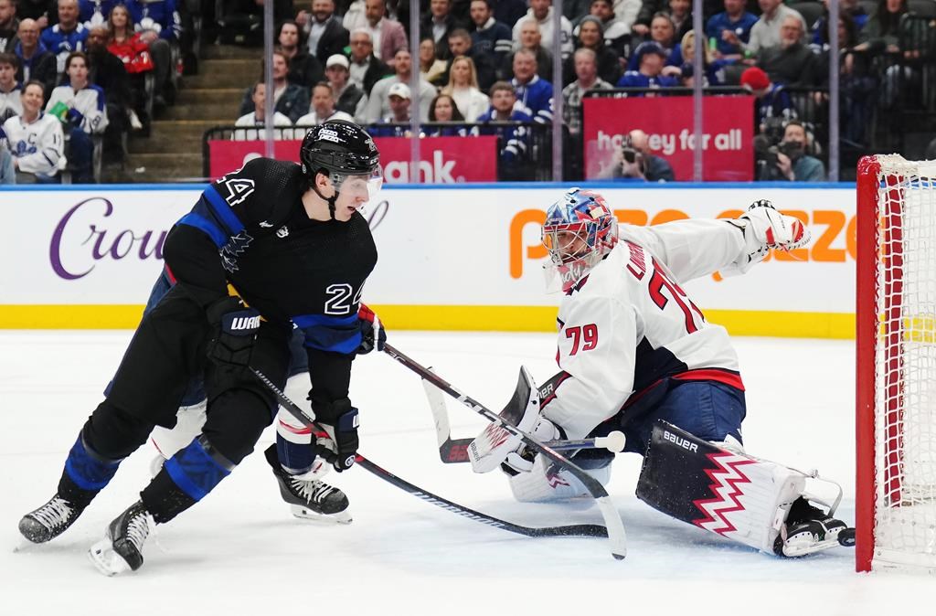 Joseph Woll brille avec 24 arrêts, les Maple Leafs gagnent 5-1 contre les Capitals