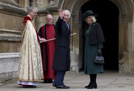Le roi Charles assiste à une messe de Pâques, après l’annonce de son diagnostic