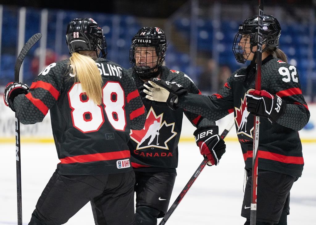 CMH féminin: le Canada l’emporte 5-1 contre la Suède en quarts de finale