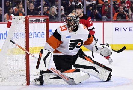 Samuel Ersson réalise le jeu blanc dans un gain de 1-0 des Flyers contre les Devils