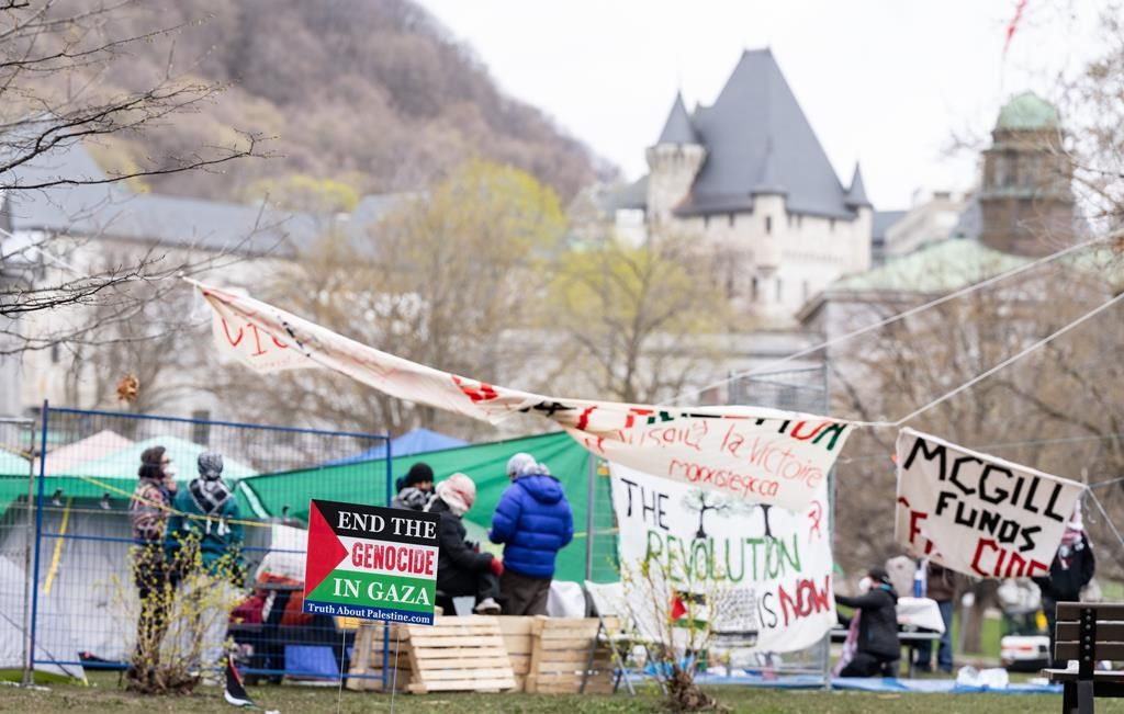 McGill demande à la police d’intervenir au campement de manifestants propalestiniens