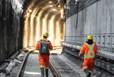 REM: «l’infrastructure physique» du tunnel du Mont-Royal est terminée