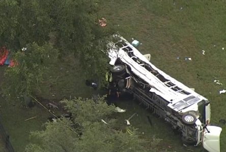 Un accident d’autocar fait au moins huit morts et 40 blessés en Floride